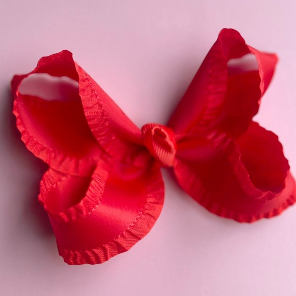 Red Hair Bow